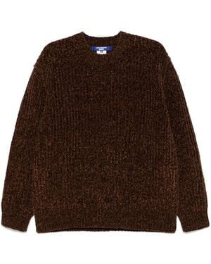 Junya Watanabe Pullover Aus Chenille - Braun