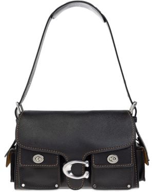 COACH Cargo Turnlock Soft Tabby Shoulder Bag - Black