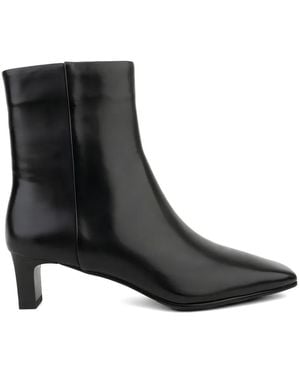 Linda Baumann Mid Heel Ankle Boots - Black