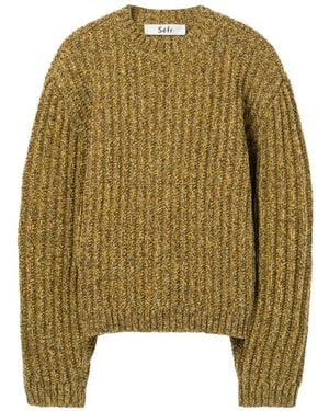 Séfr Strukturierter Makaya Pullover - Grün