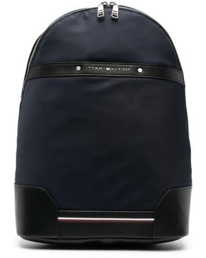 Tommy Hilfiger Central Repreve Logo-Lettering Backpack - Blue