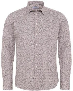 LOJA DAS MEIAS Floral-Pattern Shirt - Grey