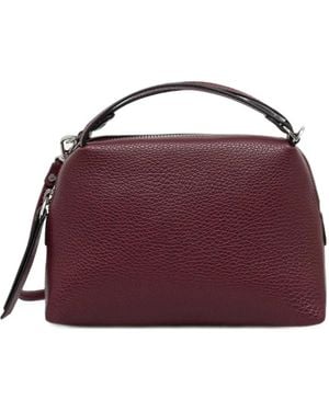 Gianni Chiarini Small Alifa Leather Tote Bag - Purple