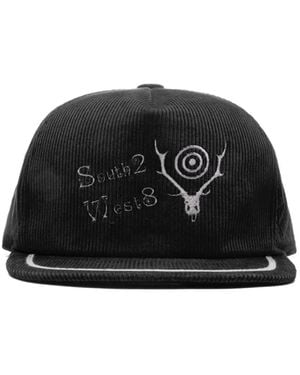South2 West8 Gorra Trucker - Negro