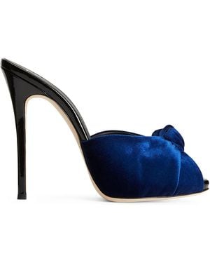 Giuseppe Zanotti Bridget 120mm ノット サンダル - ブルー