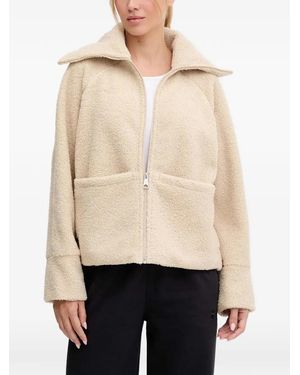 Casall Sherpa-Jacke Mit Reißverschluss - Natur