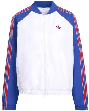 adidas Sst Stripe-Detail Track Jacket - Blue