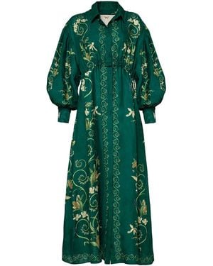 Agua Bendita Taos Esmeralda Shirt - Green