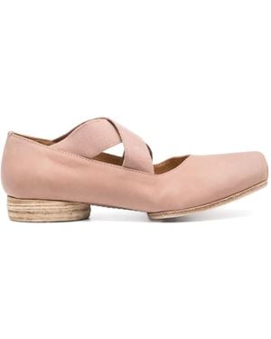 Uma Wang Leather Ballet Flats - Pink