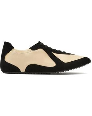 Christopher Esber Roadie Panelled Satin Low-Top Trainers - Black