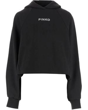 Pinko ロゴ パーカー - ブラック
