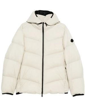 Moncler Forez フーデッド キルティングジャケット - ナチュラル
