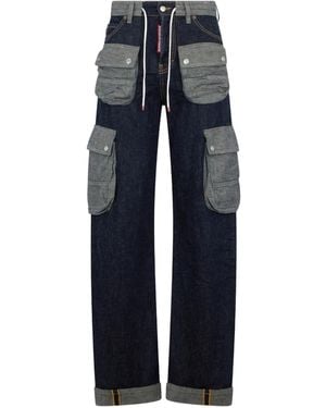 DSquared² Loose-Fit Jeans - Blue
