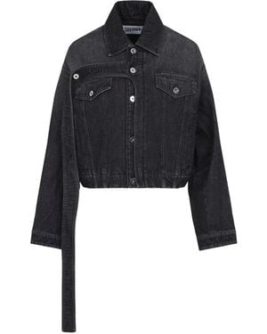 Jean Paul Gaultier Belted Denim Jacket - ブラック