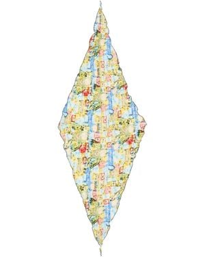 Bimba Y Lola Full Mask Scarf - メタリック