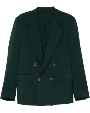 MARSĒM Double-Breasted Suit - Green