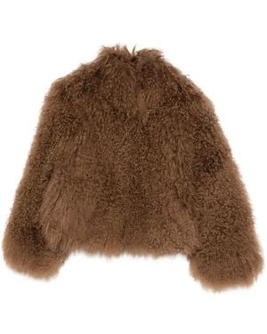 DUCIE Rochelle Shearling Jacket - Brown