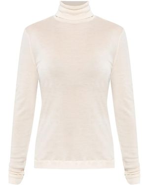 Hanro Top A Collo Alto - Bianco