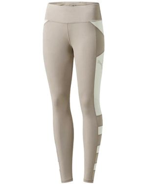 PUMA Elastic-Waist Leggings - Natural