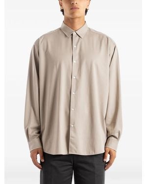 KANEMASA PHIL Atmosphere Long-Sleeve Shirt - Natural