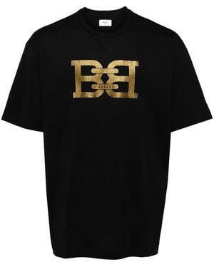 Bally T-Shirt Met Logo - Zwart