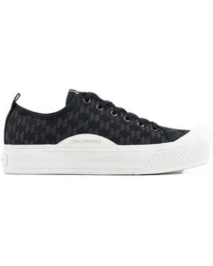 KARL LAGERFELD Kampus Max V Monogram-Detail Sneakers - White