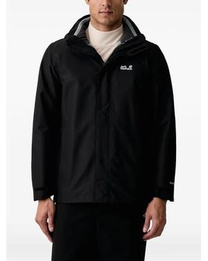 Jack Wolfskin Pinetrail 3In1 Jkt M Hooded Jacket - Black