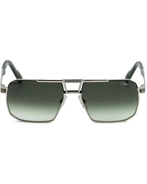 Cazal 9112 Square-Frame Sunglasses - Green