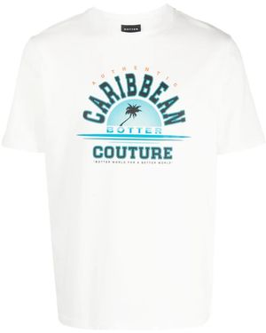 BOTTER Printed Organic Cotton T-Shirt - Blue