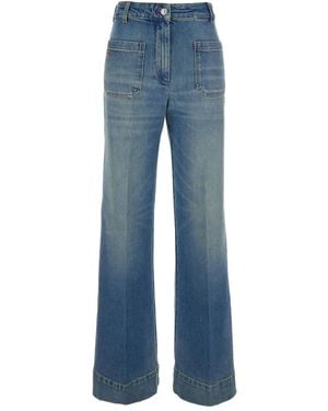 Victoria Beckham Vaqueros Alina - Azul