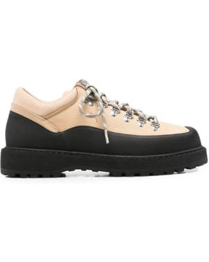 Diemme Cornaro Gomma Leather Trainers - Black