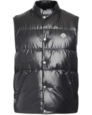 Moncler Logo-Applique Quilted Gilet - Black