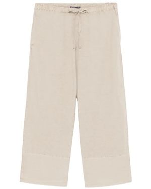 James Perse Wide-Cuff Drawstring Trousers - White
