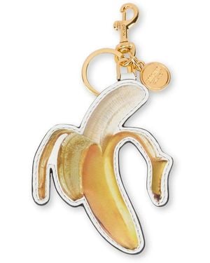 Moschino Portachiavi A Forma Di Banana - Metallizzato