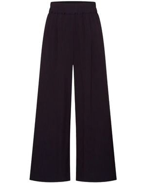 BY FAR Benji Striped Trousers - Blue