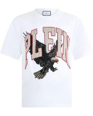 Philipp Plein Eagle Crew-Neck T-Shirt - White
