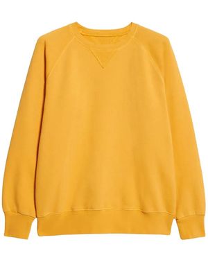 Fortela Harvard Raglan Crew-Neck Sweatshirt - Yellow