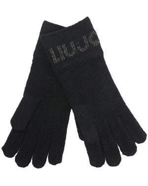Liu Jo Logo-Detail Gloves - White