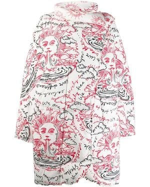 Stella McCartney We Are The Weather Reversible Padded Coat - Red