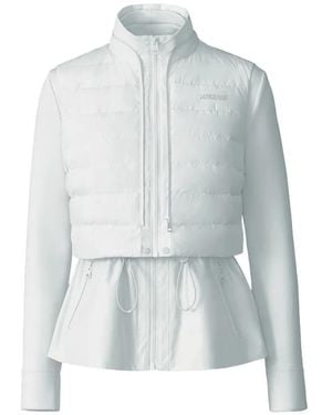 Mackage Priscilla Quilted-Panel Jacket - Blue