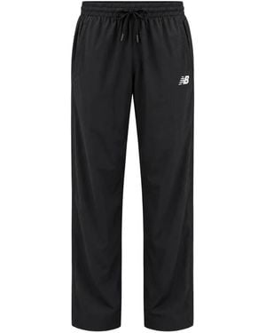 New Balance Pantaloni Sportivi Con Stampa - Nero