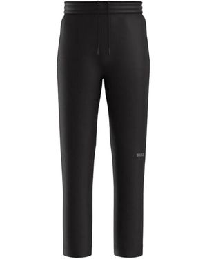 BOSS GREEN HUGO BOSS Snug Hadim Drawstring Track Trousers - Black