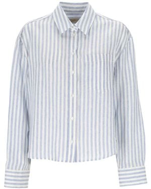 Weekend by Maxmara Striped Linen Shirt - White