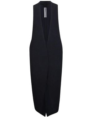 Rick Owens Cyclops Sleeveless Coat - Blue