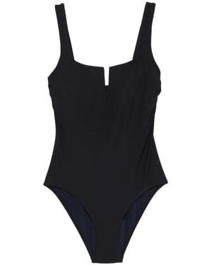 Bondi Born Clemence Square-Neck Swimsuit - Black