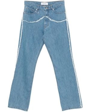 Etudes Studio Jean Bootcut À Bords Francs - Blue