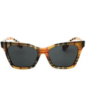 Burberry Check Cat-Eye Sunglasses - Natural
