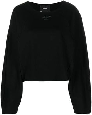 Axel Arigato Halle Logo-Embroidered Sweatshirt - Black