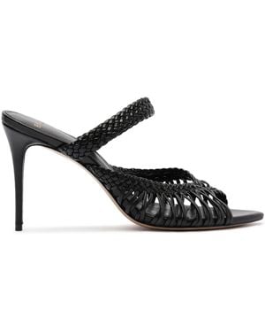 Alexandre Birman 85 Mm Agatha Sandalen - Zwart