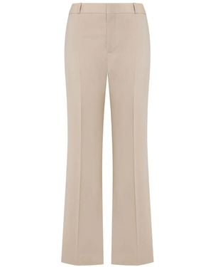 Moschino Pantaloni A Gamba Svasata - Natural